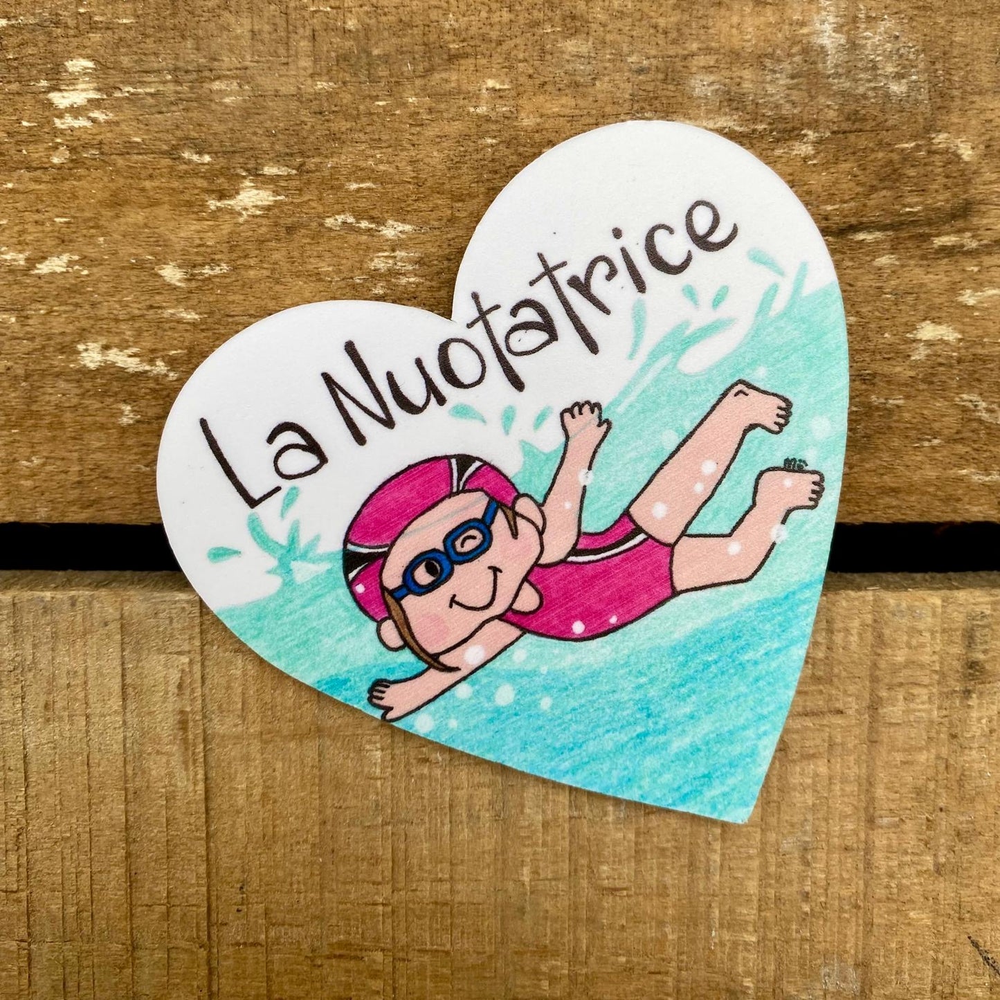 LA NUOTATRICE - IL NUOTATORE