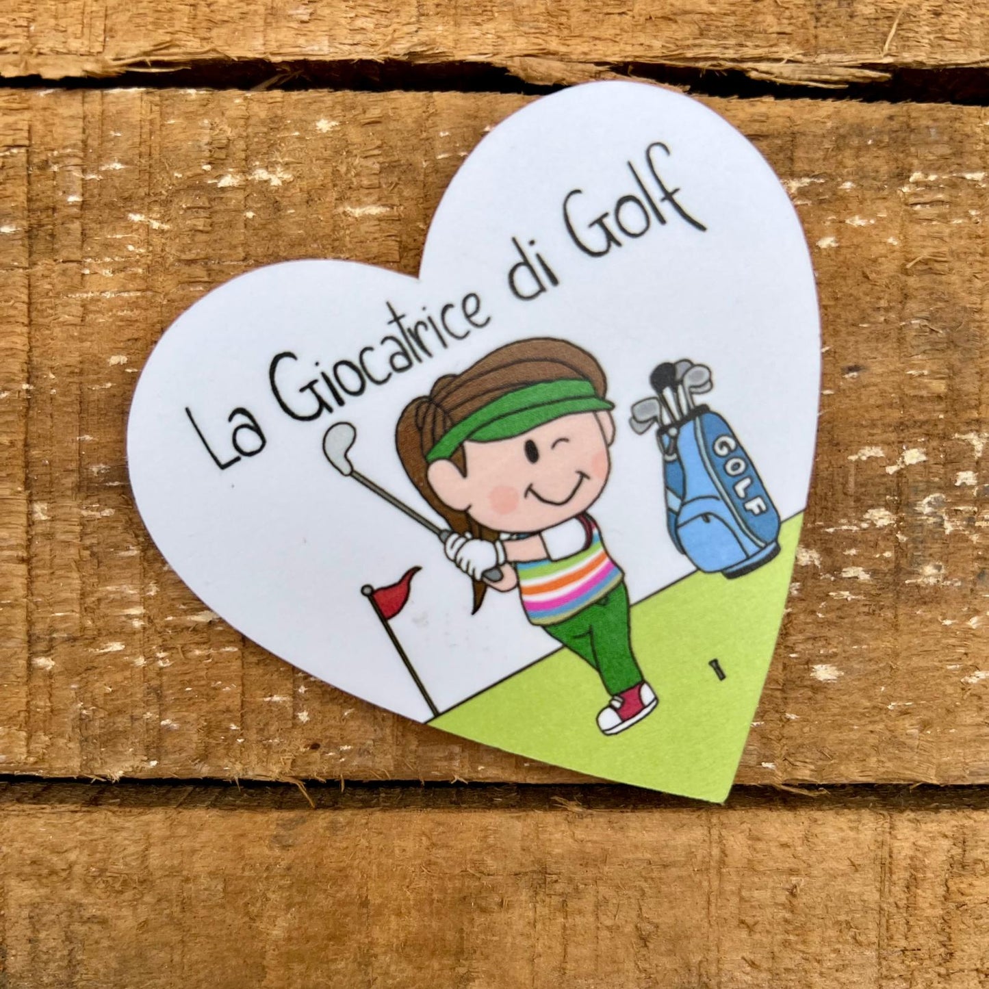 IL GIOCATORE DI GOLF - LA GIOCATRICE DI GOLF