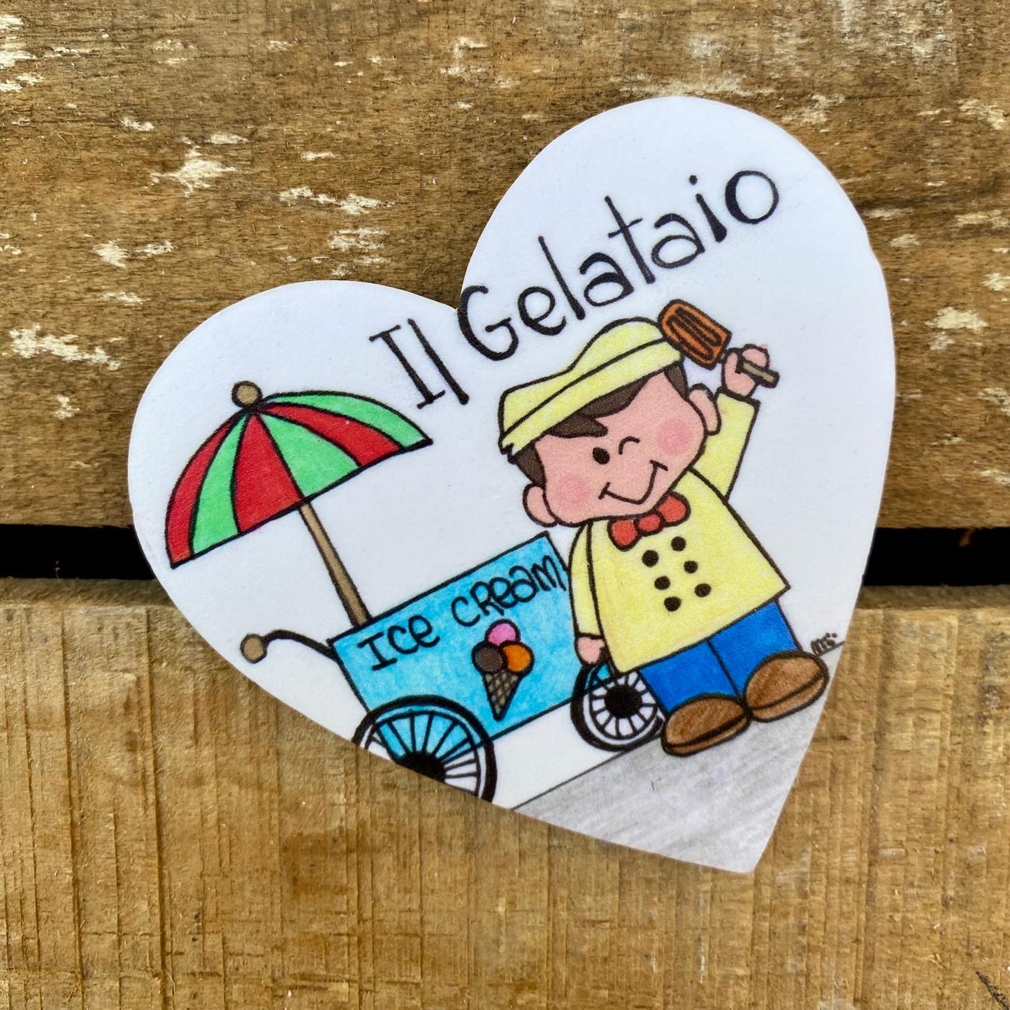 LA GELATAIA - IL GELATAIO