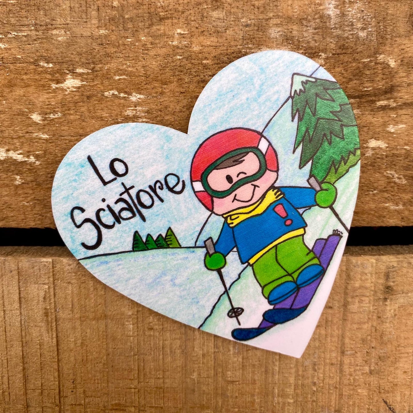 LA SCIATRICE - LO SCIATORE