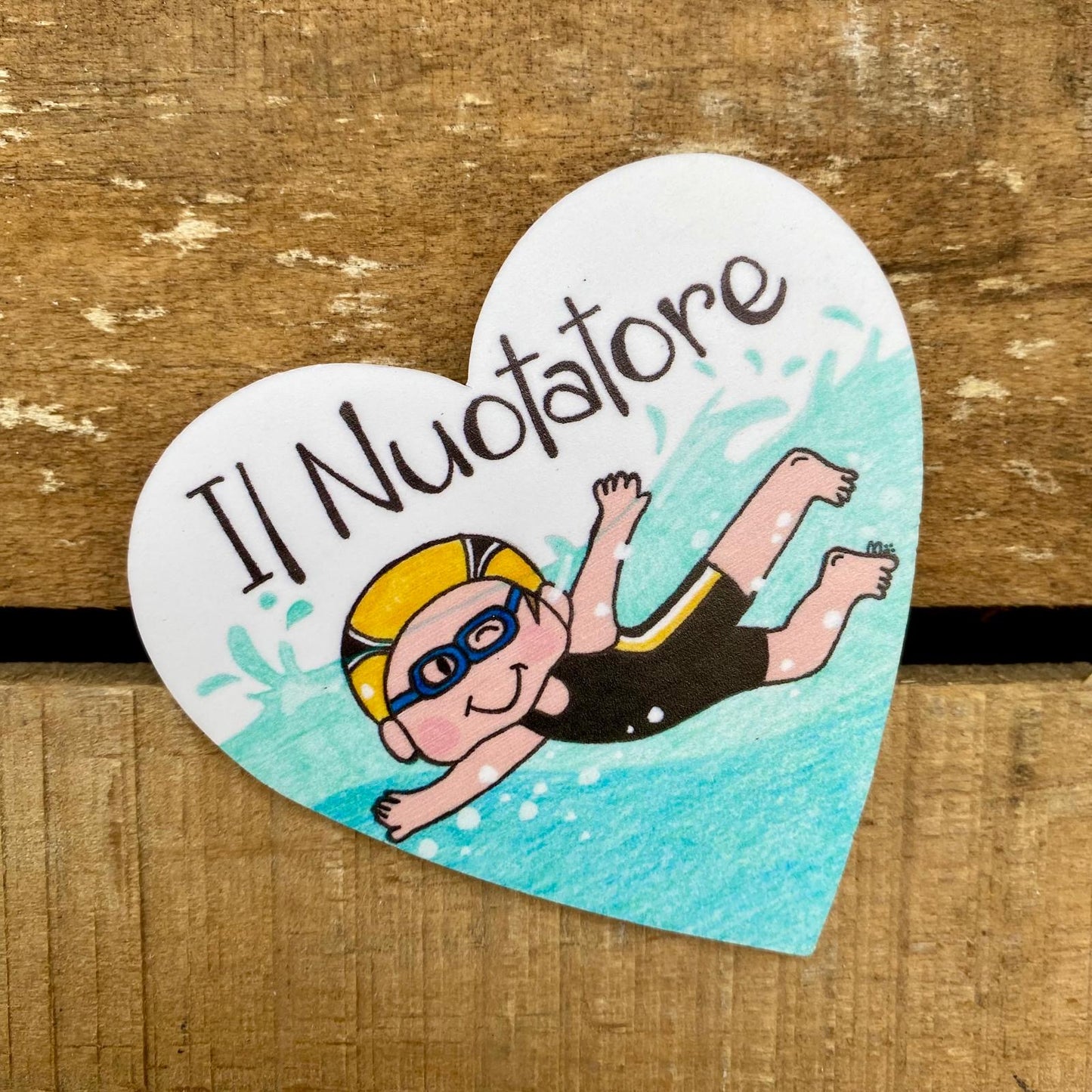 LA NUOTATRICE - IL NUOTATORE