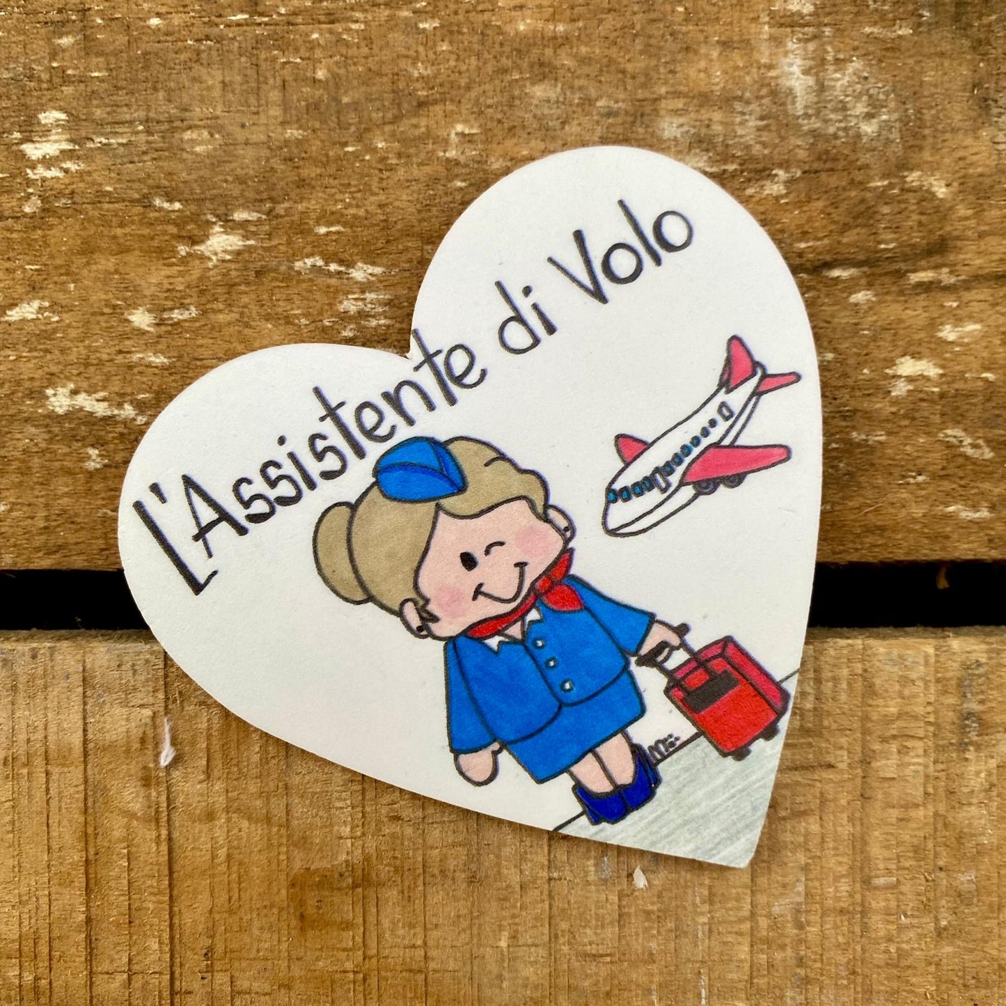 L' ASSISTENTE DI VOLO DONNA - L' ASSISTENTE DI VOLO UOMO
