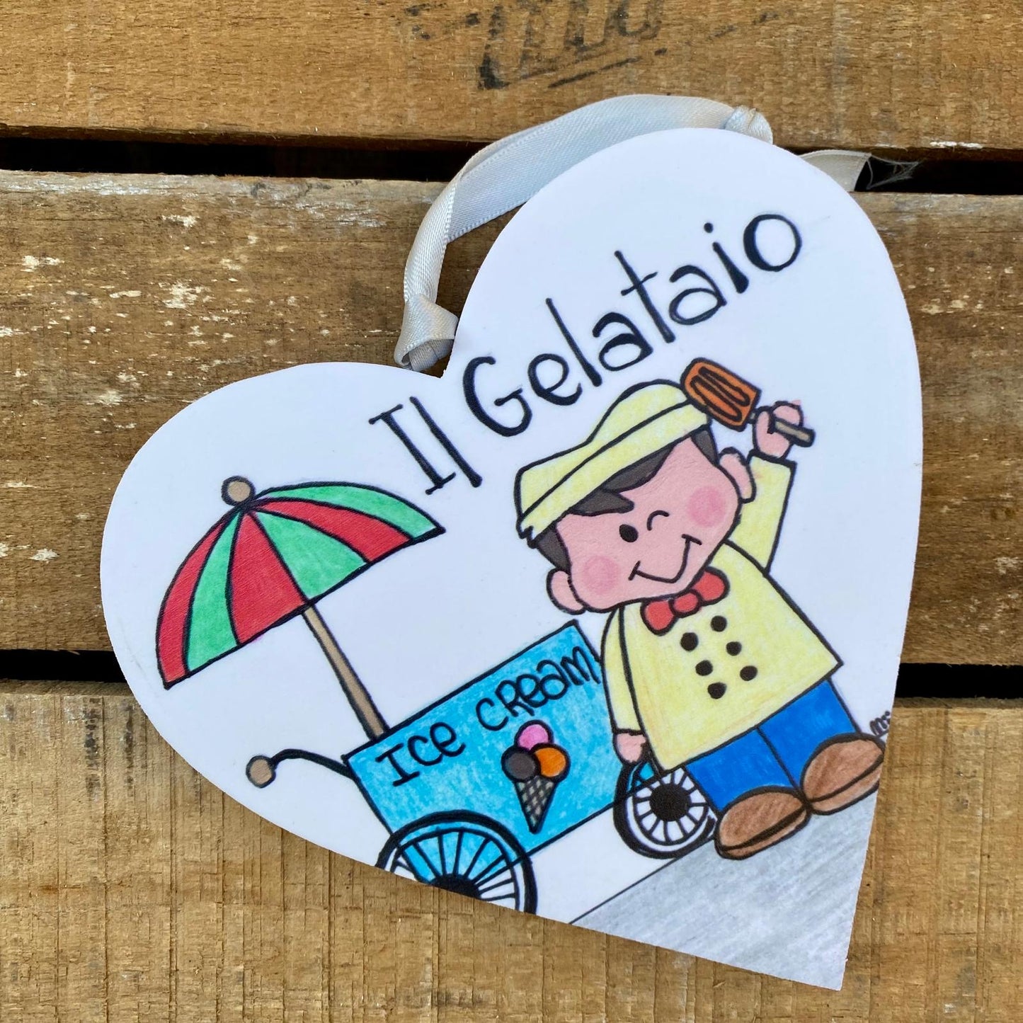 LA GELATAIA - IL GELATAIO