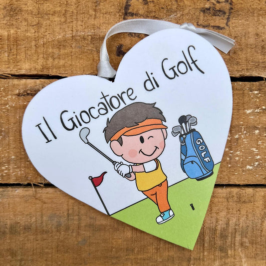 IL GIOCATORE DI GOLF - LA GIOCATRICE DI GOLF