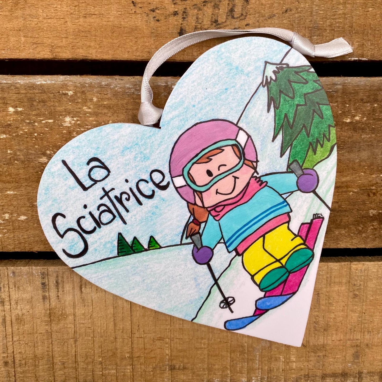 LA SCIATRICE - LO SCIATORE