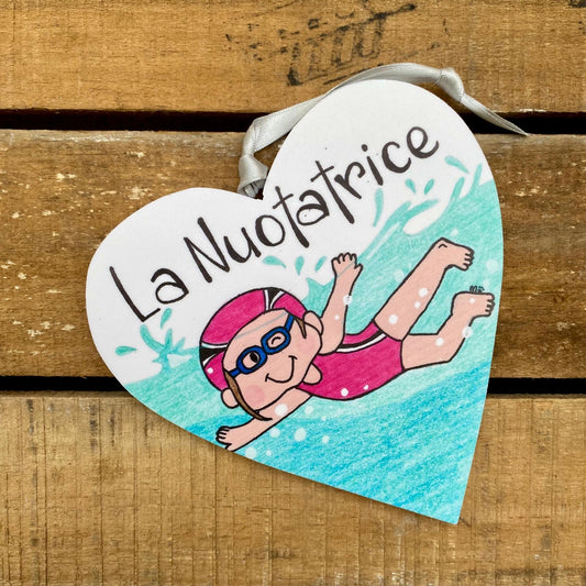 LA NUOTATRICE - IL NUOTATORE