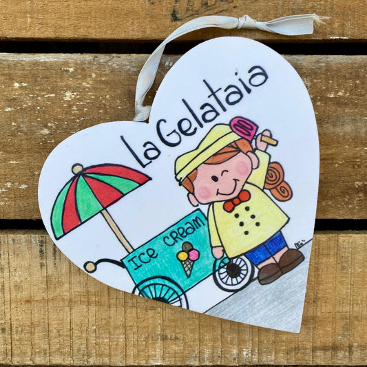LA GELATAIA - IL GELATAIO