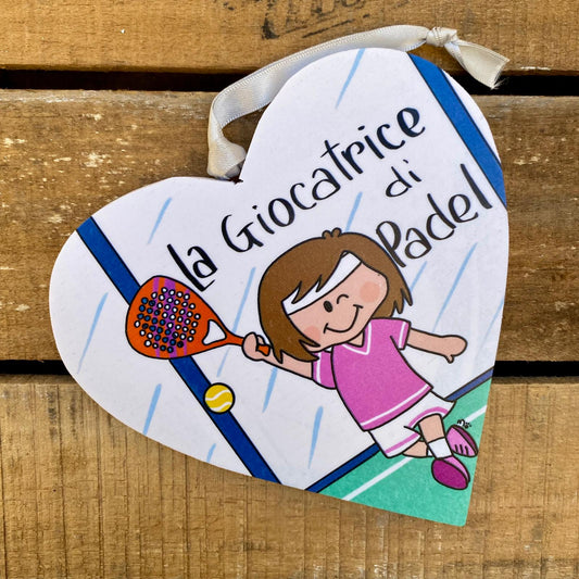 LA GIOCATRICE DI PADEL - IL GIOCATORE DI PADEL