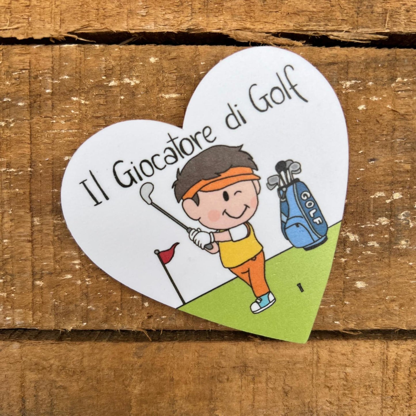 IL GIOCATORE DI GOLF - LA GIOCATRICE DI GOLF