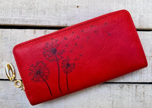 Portafoglio disegno fiori