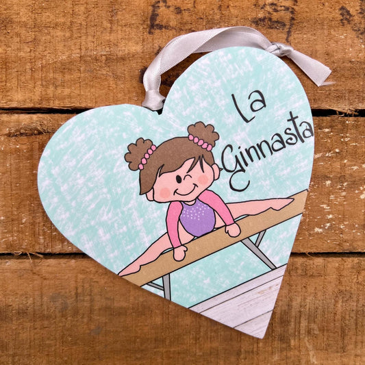 LA GINNASTA SU TRAVE