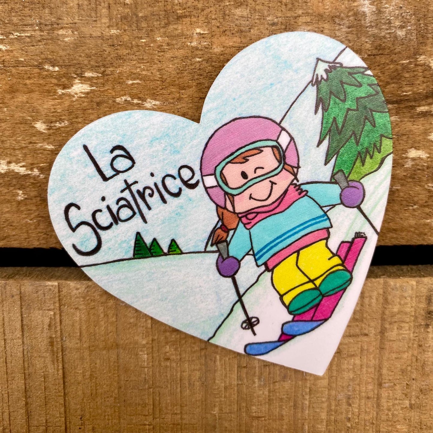 LA SCIATRICE - LO SCIATORE